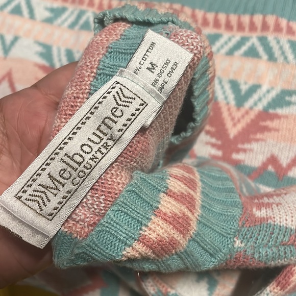 Vintage Melbourne County Fair Isle Knit Sweater - Picture 4 of 4